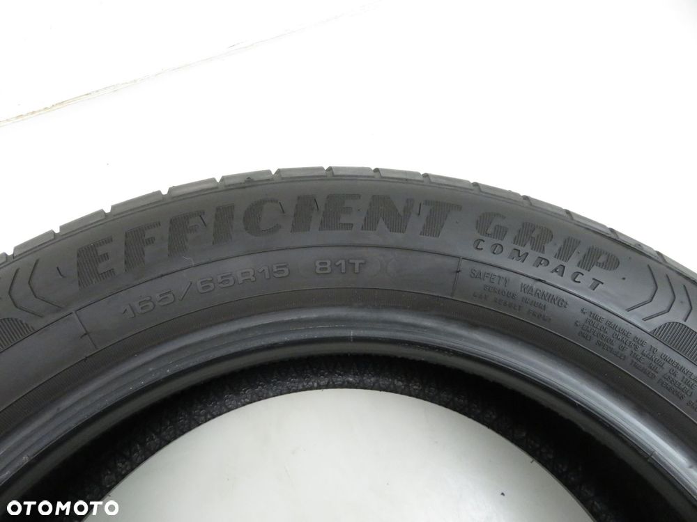 2x 165/65R15 OPONY LETNIE Goodyear EfficientGrip Compact 81T - 2