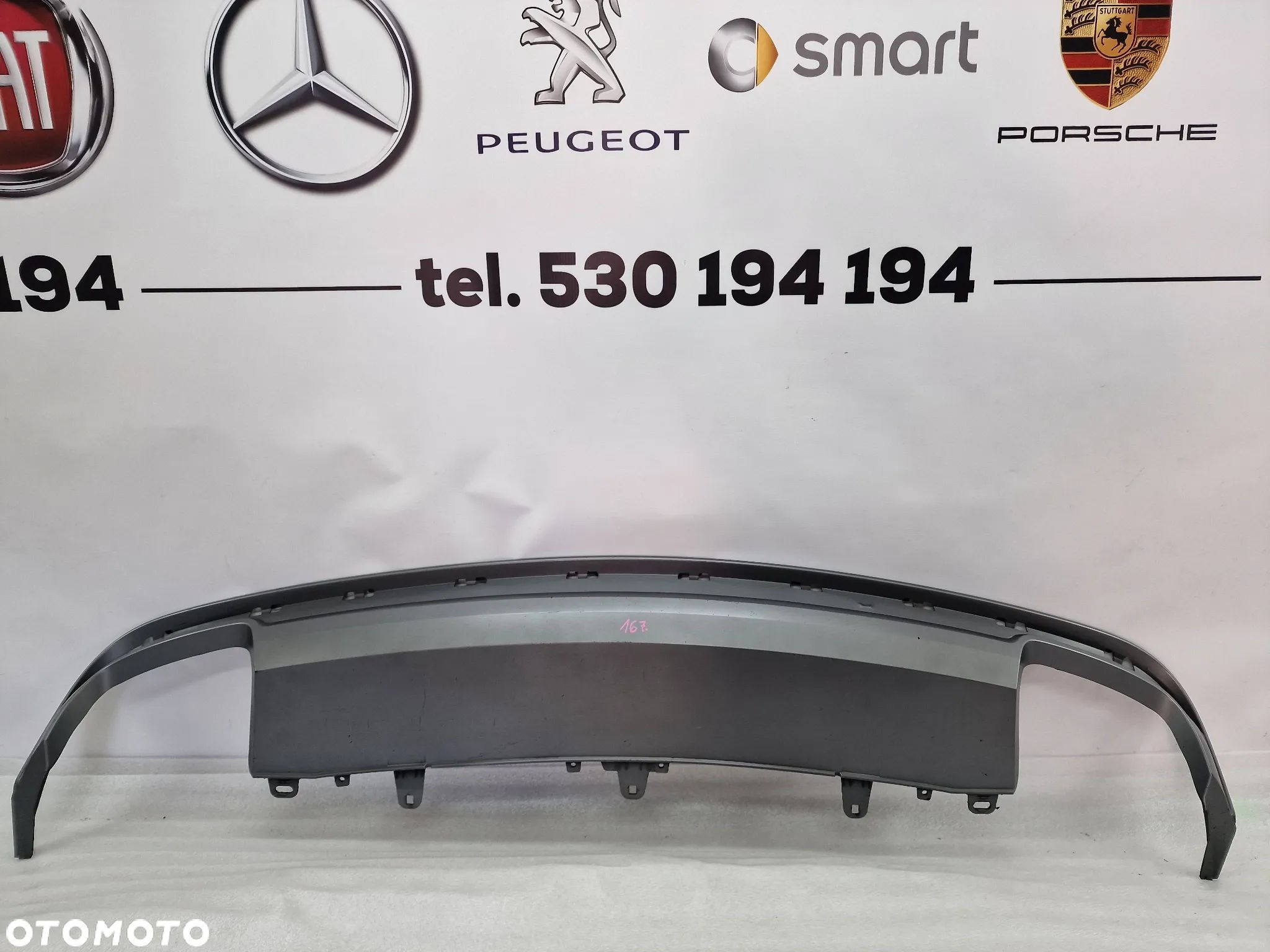 AUDI A6 C7 S-LINE LIFT KOMBI 14- DYFUZOR / SPOJLER ZDERZAKA TYLNEGO TYLNIEGO TYŁ , NR 4G0807521R / 4G0807521S , NR AUKCJI DT167 - 1