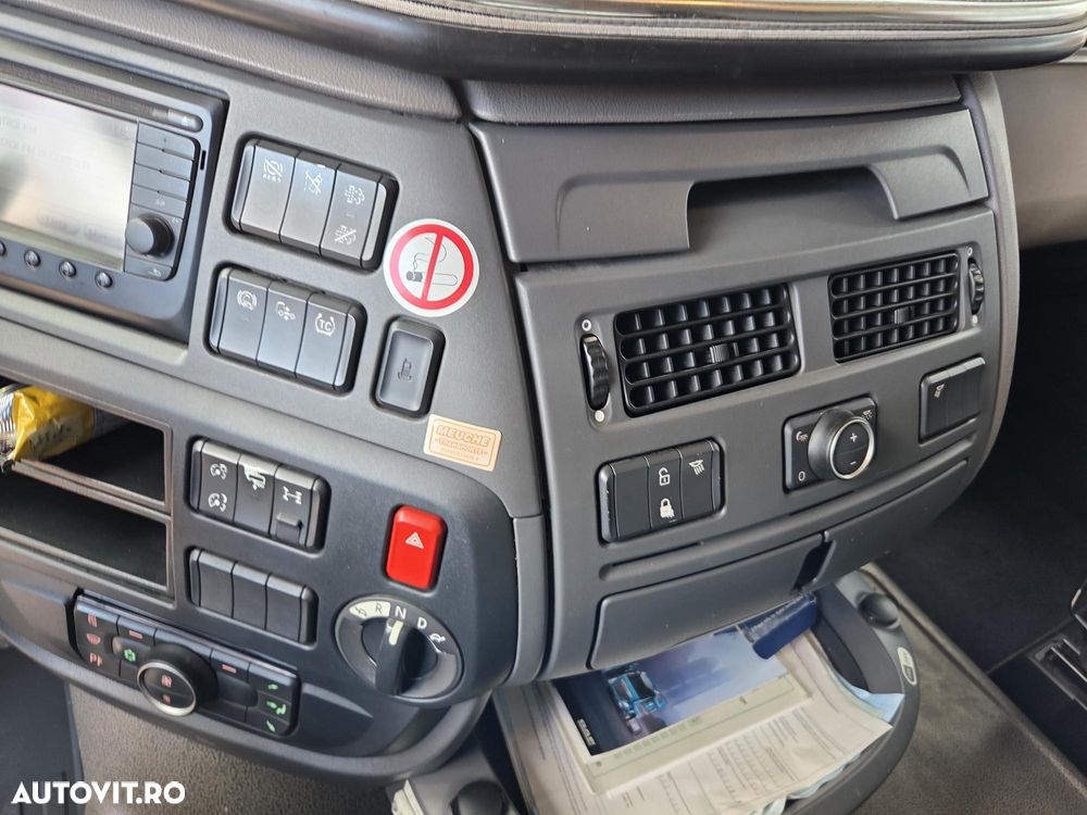 DAF XF530, 2020, 544.645km, KIT BASCULARE, cutie AUTOMATA+RETARDER 6 trepte, FRIGIDER, aer cond STATIONARE, Anvelope 80% ok, 480CP euro 6, - 8