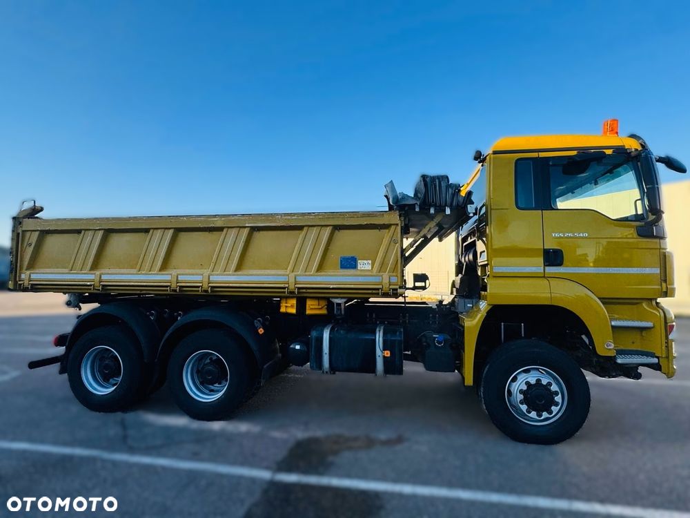 MAN TGS 26.540 6x6 | BORDMATIC | MANUAL | WYROTKA 3-STRONNA MEILLER | EURO 5 - 7