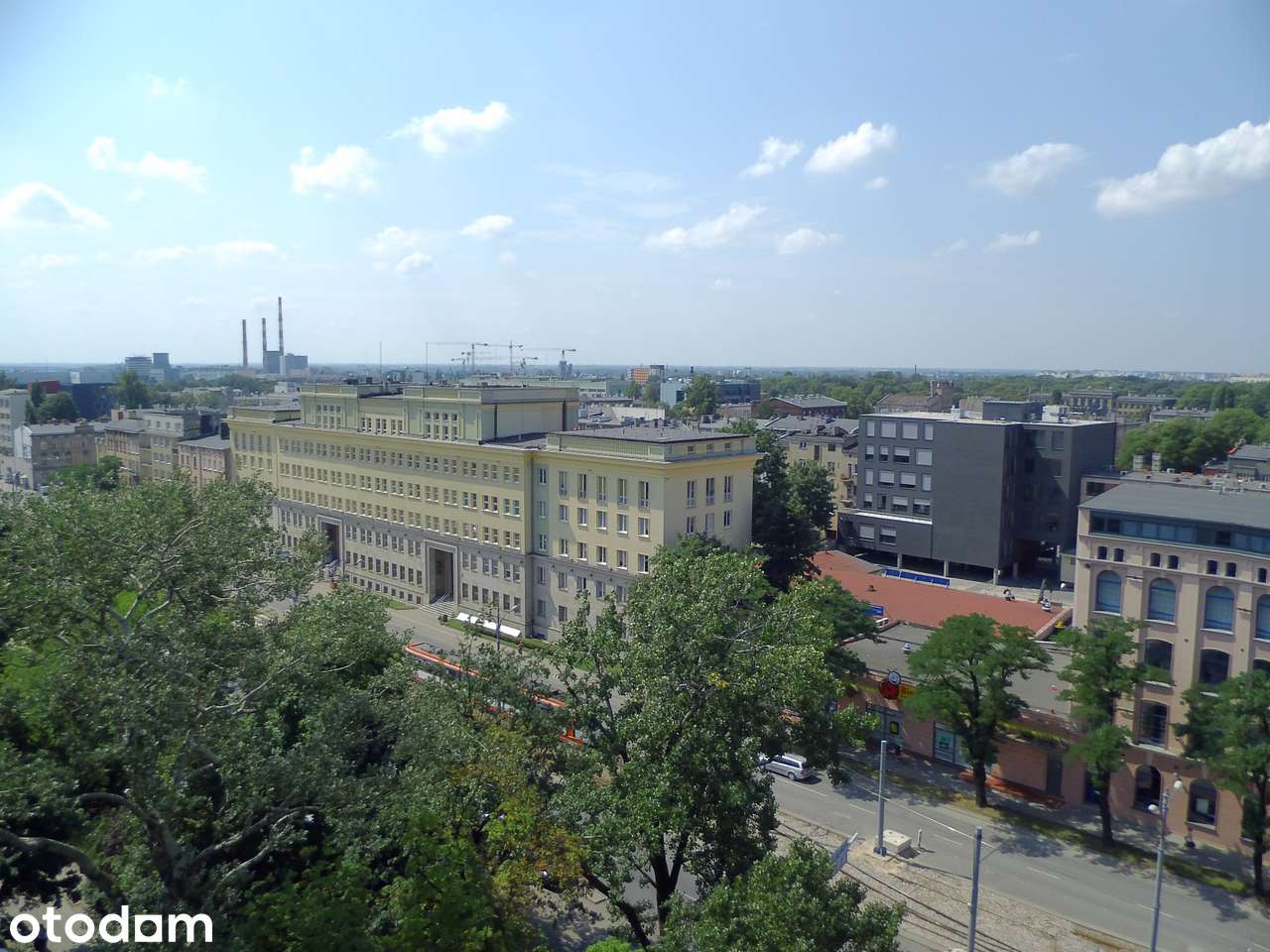 2-pokojowe mieszkanie w centrum z pięknym widokiem na panoramę miasta