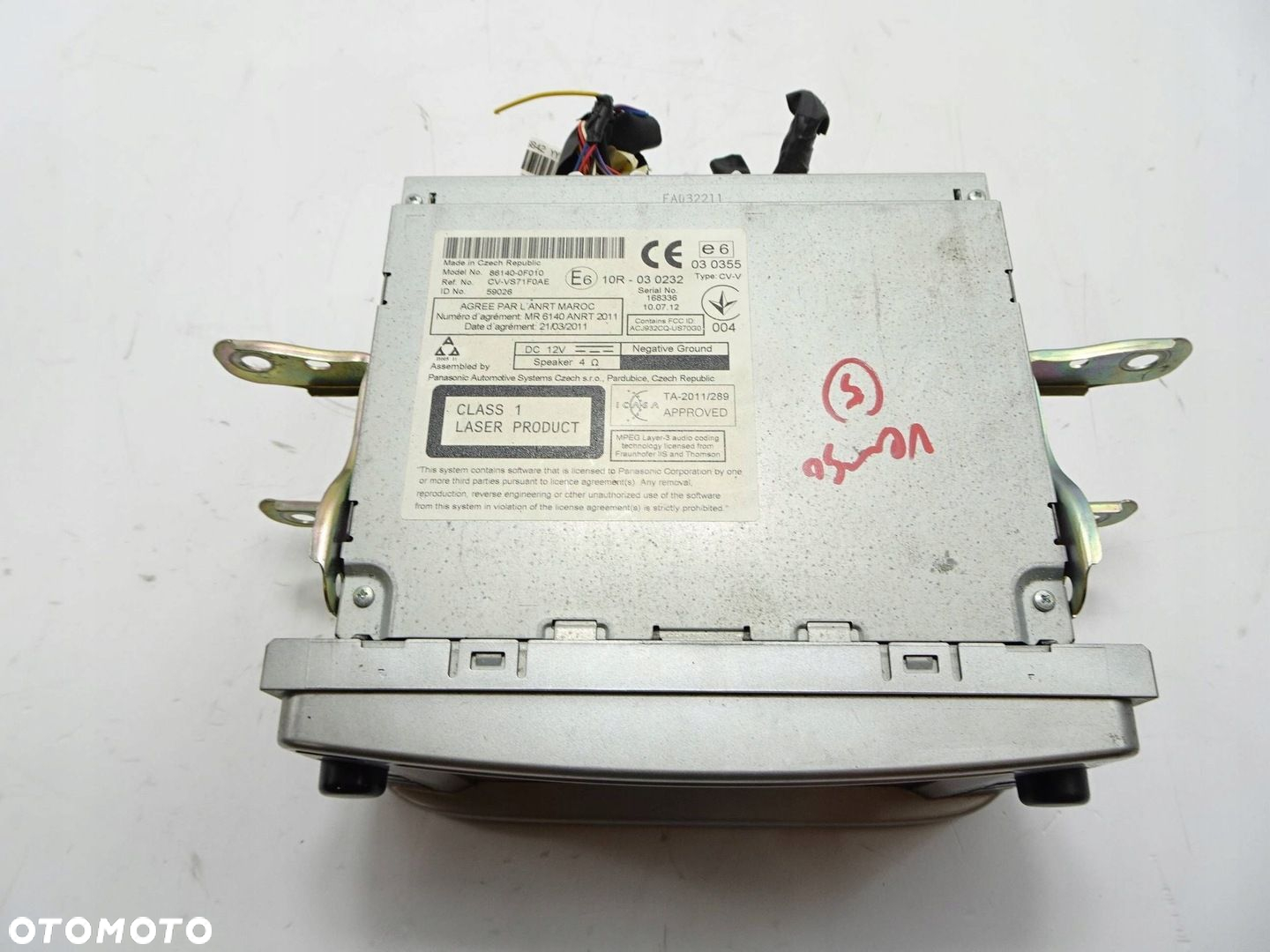 Radio CD Toyota Verso 09-13 r. - 6