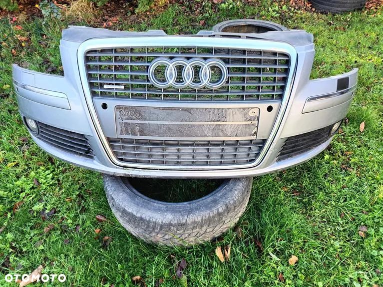 AUDI A8 D3 LIFT ZDERZAK Przedni Przód Kompletny LY7H