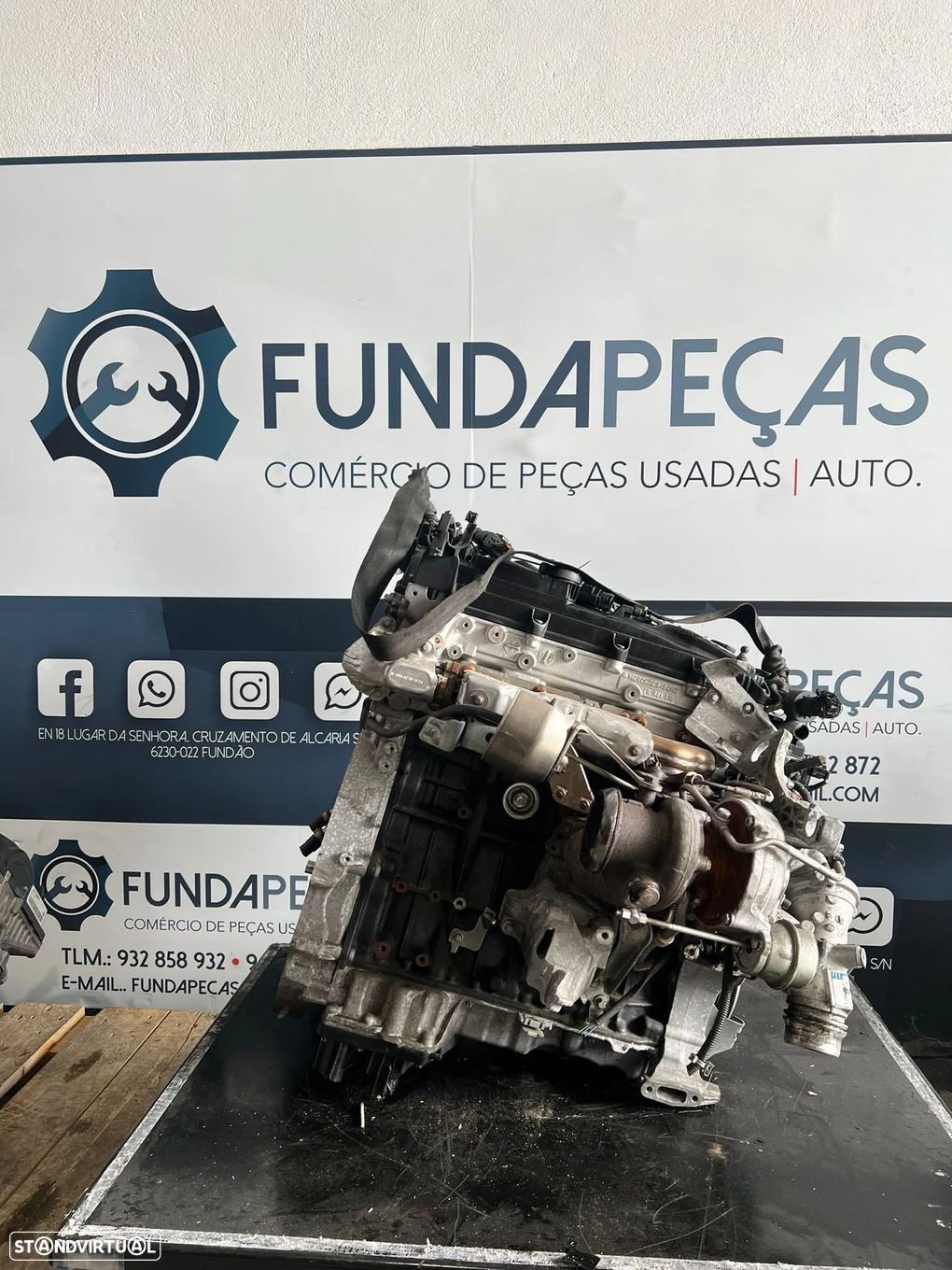 Motor Mercedes C250D 2.2 204Cv Ref: 651.921 - 1