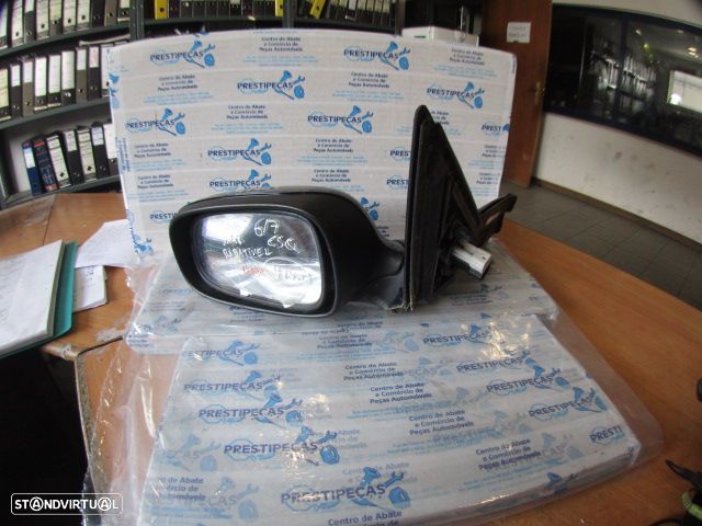 Espelho Esp4140 SAAB 95  ESTATE 1 FASE 3 2006 1.9TID 150CV 5P PRETO ESQ REBATIVEL 5 + 5 PINOS - 1