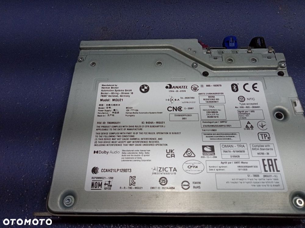 BMW IX I20 RADIO NAWIGACJA HEAGUNIT MGU MGU21 5A584C8 - 4