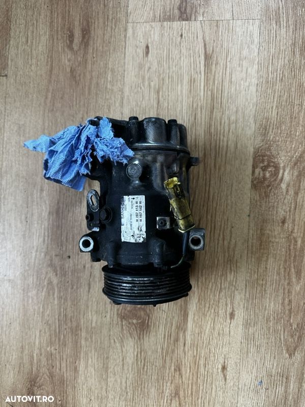 compresor clima ac freon aer condiționata Citroen Jumper Peugeot Boxer 3 2014 2015 2016 2017 2018 2019 euro 6 20 blue hdi sd7v16 sn: 02852705862 oil 200cc R134 or 1234yF - 1