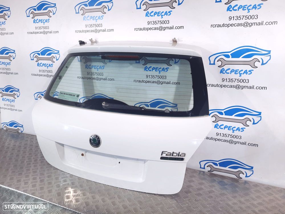 PORTA TAMPA MALA SKODA 5J9827025F 5J9827025 SKODA FABIA II 2 MK2 542 FECHO PUXADOR MOTOR VIDRO LUZ 3º STOP - 2