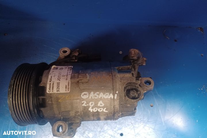 COMPRESOR AC 92600JD000S 92600JD000S Nissan Qashqai 1 J10 [facelift] - 7