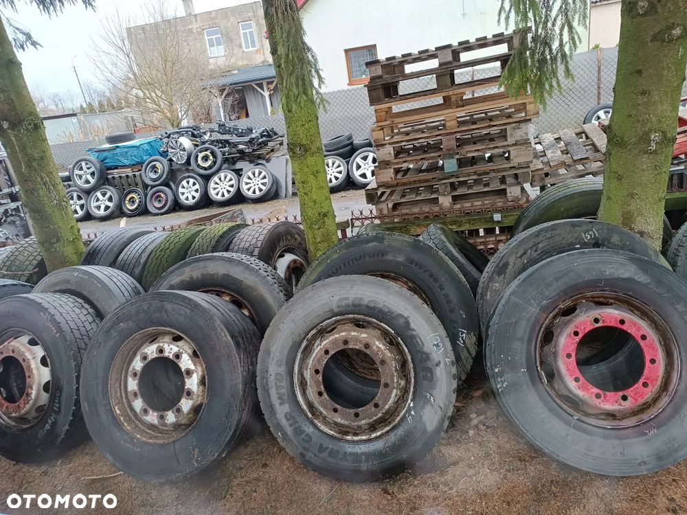 Koło FELGA 22,5  OPONA 315/70 R 22.5 315/80 R 22,5 - 8