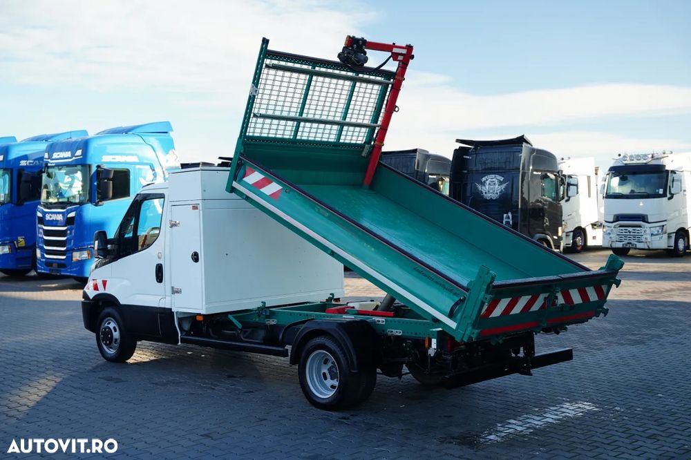 Iveco DAILY 35-150 / OȚEL BASCULABIL SPATE / TRULIU / DUBLU / MANUAL / IMPORTAT / EURO 6 - 5