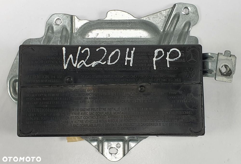 PODUSZKA AIRBAG W DRZWI PRAWY PRZÓD MERCEDES W220 A2208600405 - 1