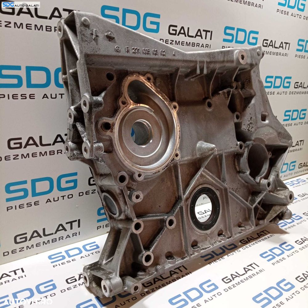 Capac Distributie Motor Vibrochen Arbore Cotit Mercedes Clasa C Class W203 C180 C200 1.8 Kompressor 2000 - 2007 Cod R2710150302 2710150302 [2591] - 3