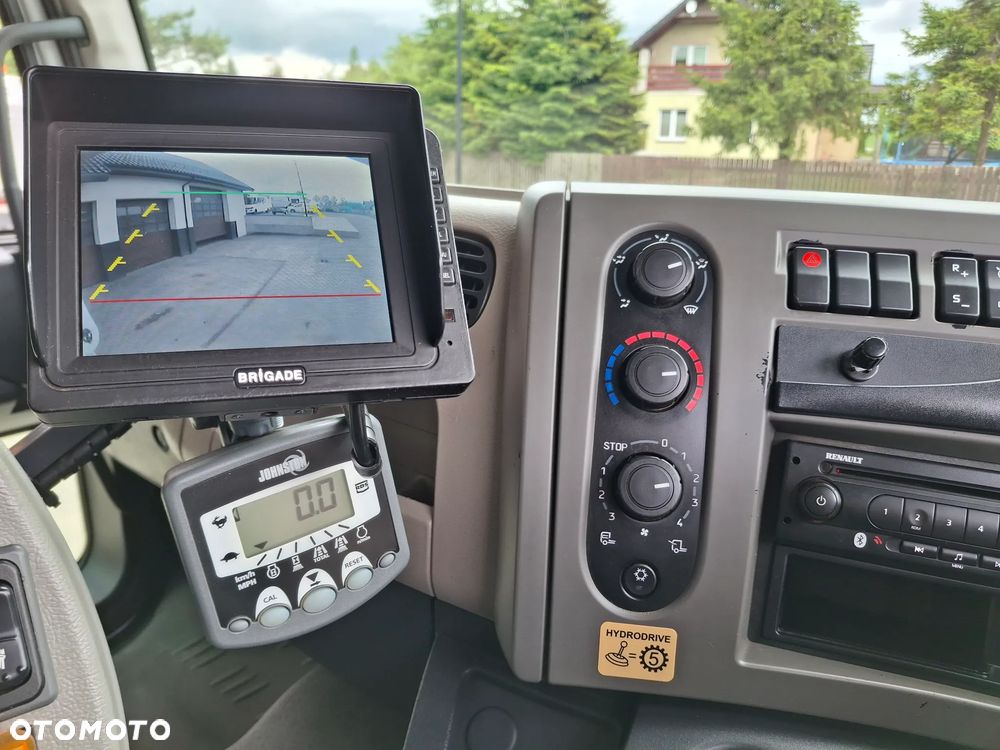 Renault Midlum 220 DXI Zamiatarka SEMAT Zoeller Johnston Szczotki L/R Obie Strony 2013r Napęd Hydrostat 36 tyś Kilometrów 3132 Mth Euro 5 Rura Do Liści Studzienek - 15