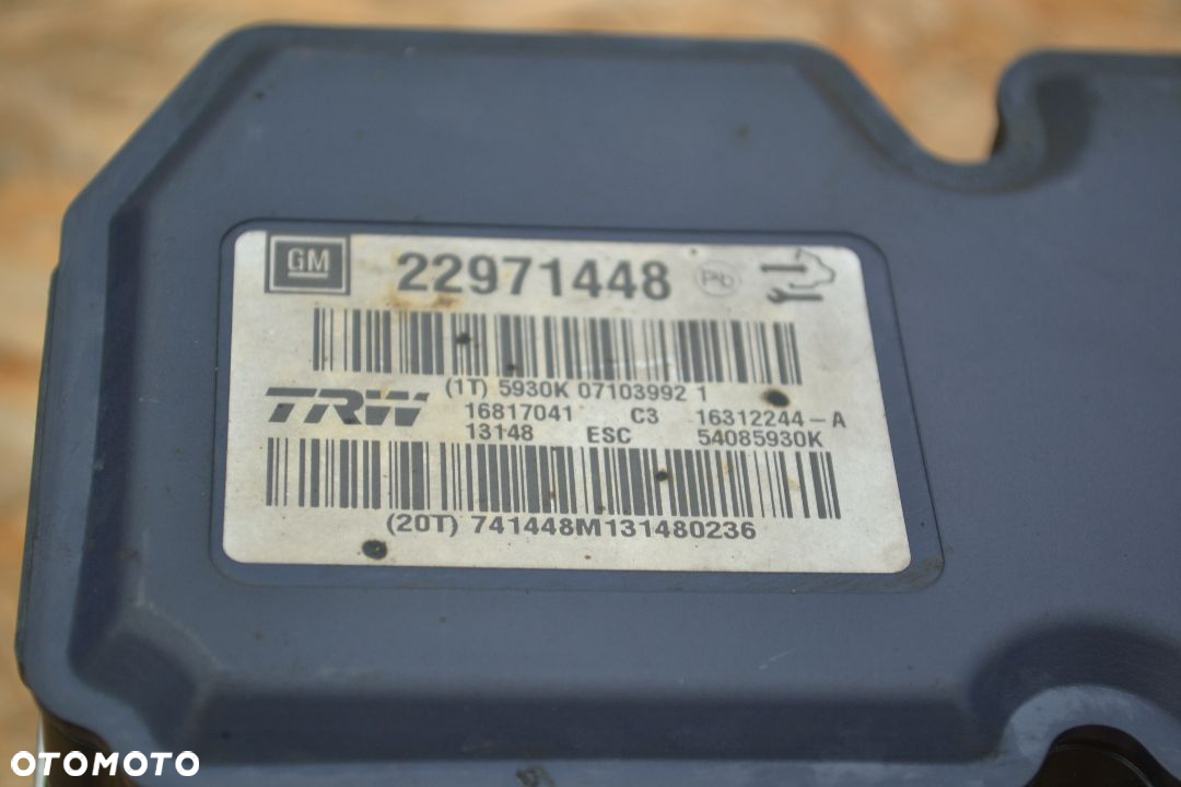 OPEL INSIGNIA POMPA ABS TRW 22971448 - 2