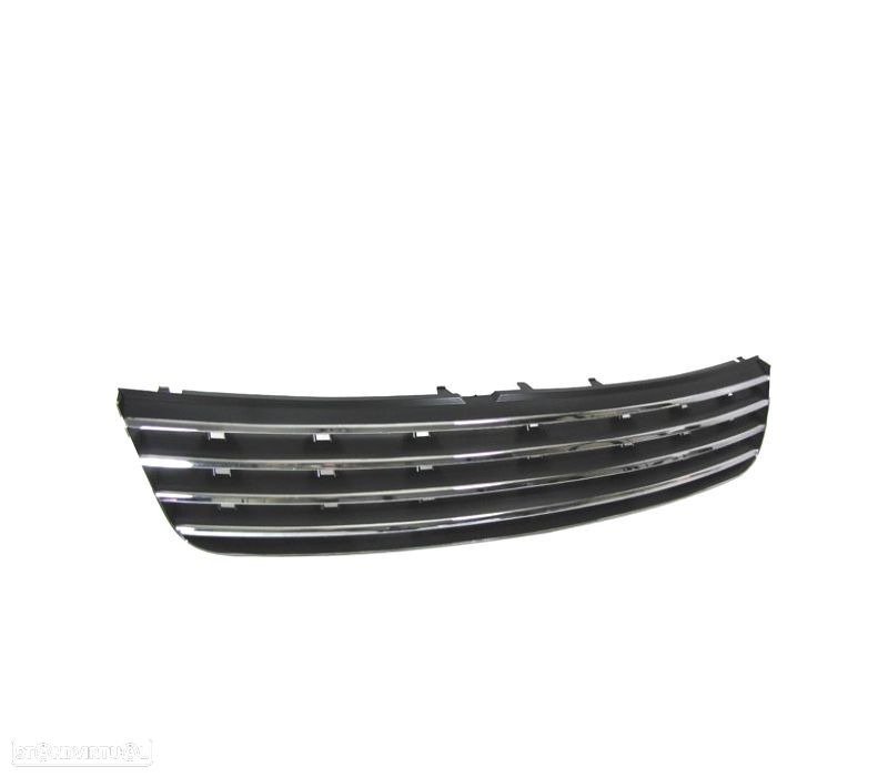 GRELHA FRONTAL VOLKSWAGEN VW PASSAT 3B 96-00 PRETA FRISO CROMADO - 2