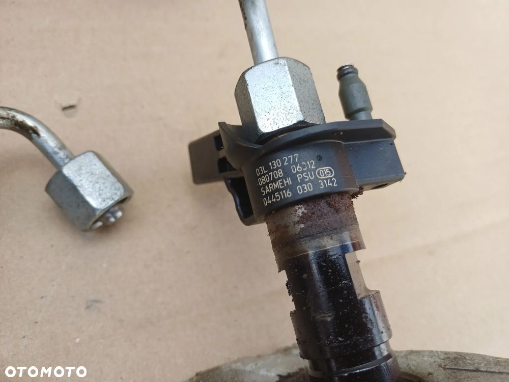 Układ paliwowy Audi A4 B8 A5 wtryski 2.0 TDI CR 03L130277 pompa 03L130755 - 2