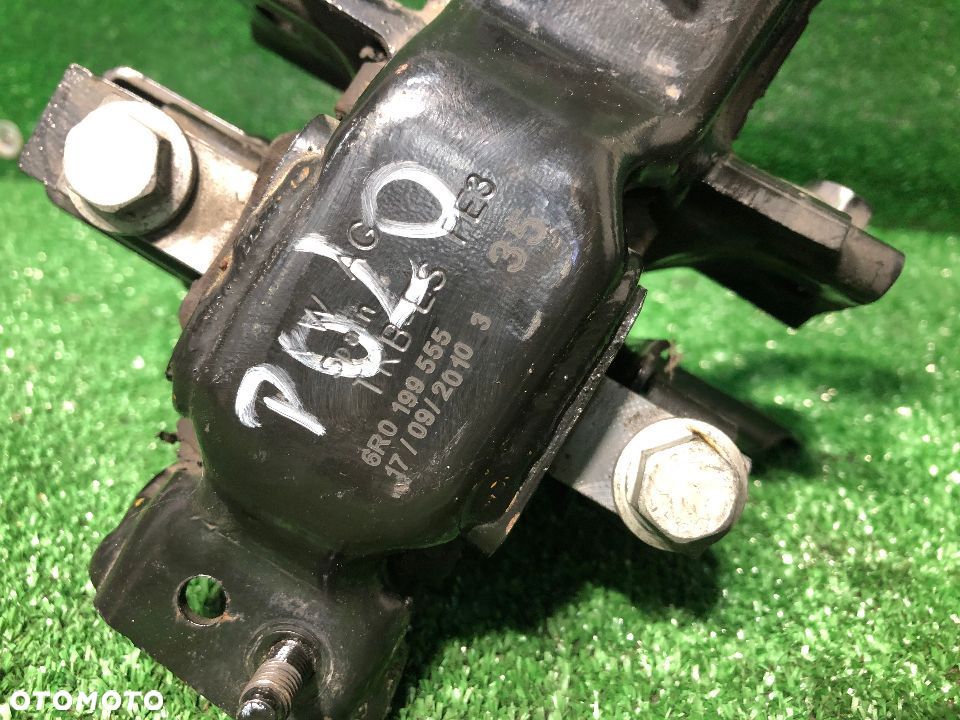 VW VOLKSWAGEN POLO V 6R 1.6 TDI ŁAPA PODUSZKA SILNIKA 6R0199555 - 4