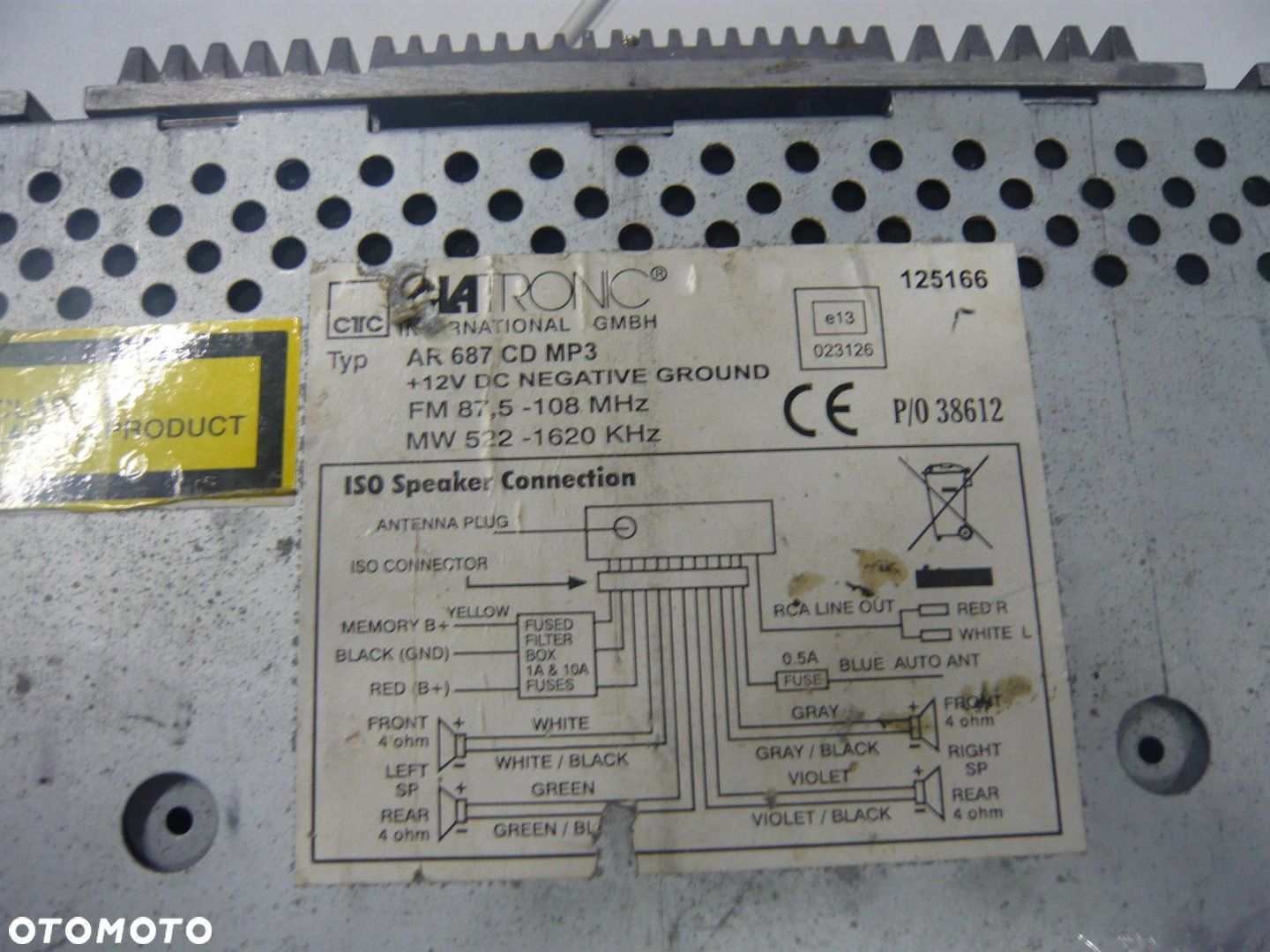 RADIO CD AR687 CD MP3 Clatronic - 2