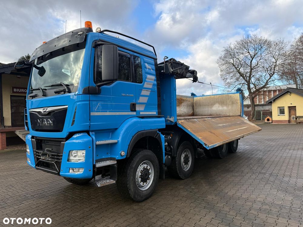 MAN 35.500 TGS wywrotka 8x6, 3-str. MEILLER, BORDMATIC, 283 t.km., TOP! - 2