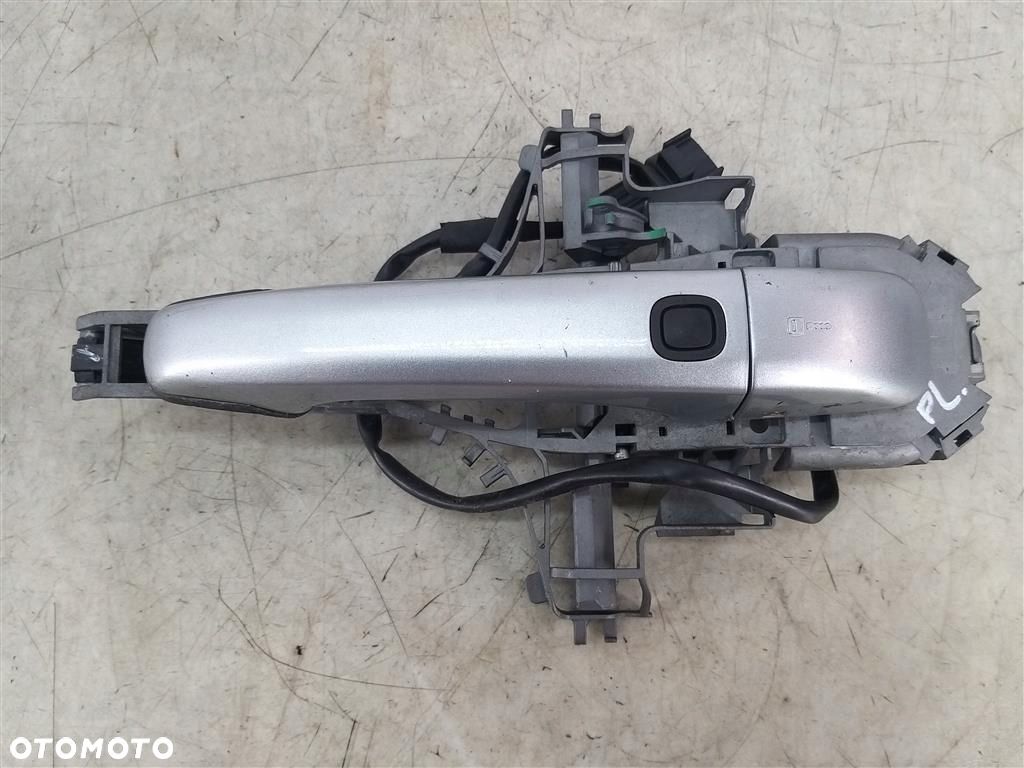 Klamka zewnętrzna przód lewa Volvo S80 II  06-16 6 PIN SREBRNA - 1