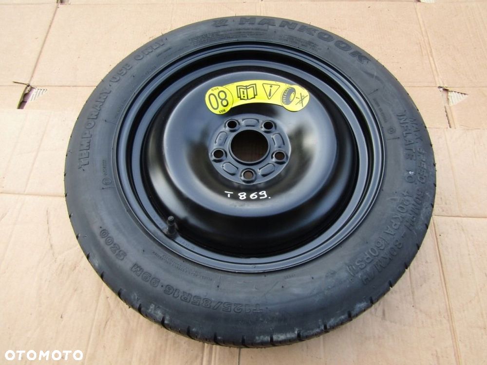 Koło Dojazdowe 16 Ford Focus Fiesta Mondeo Kuga C-MAX Volvo V40 C30 S40 V50 - 1