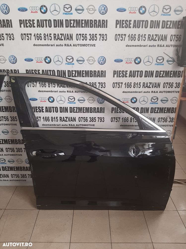 Usi Usa Portiera Stanga Dreapta Fata Audi A6 4K C8 An 2018-2022 Negre Cu Defect-Mici Urme De Lovitu - 3