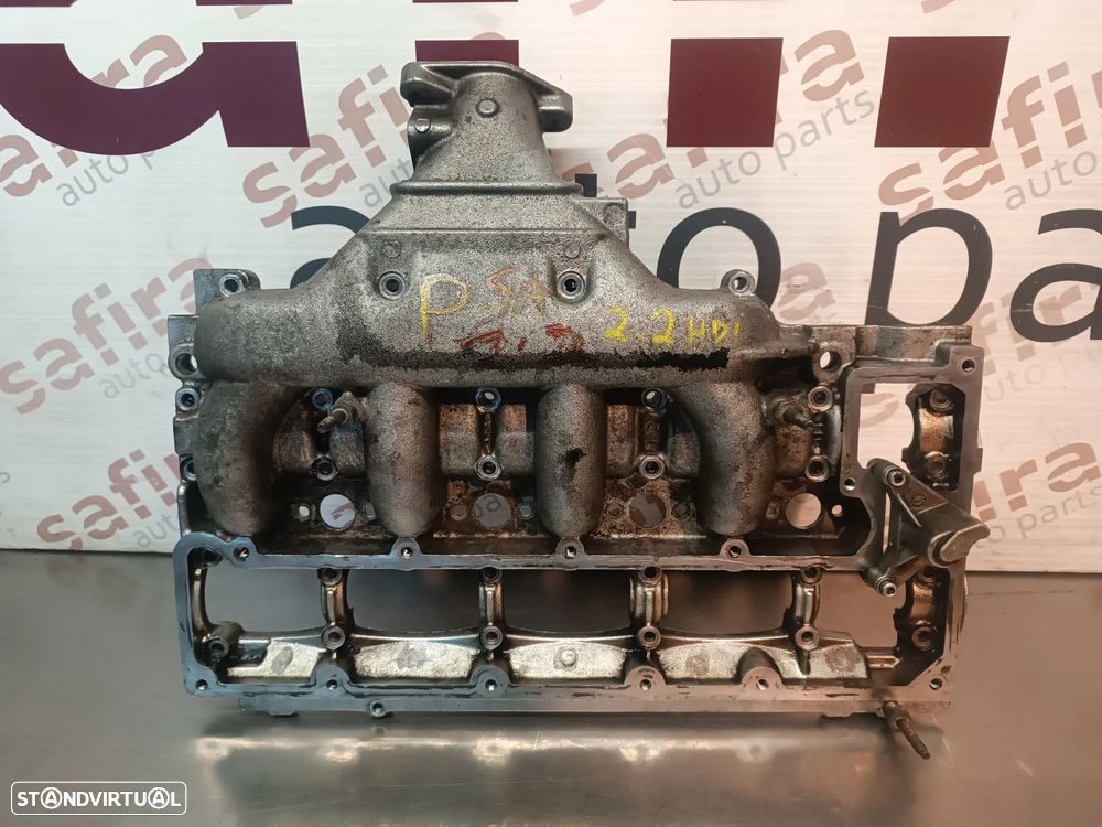 COLETOR / COLECTOR DE ADMISSÃO / TAMPA VALVULAS PEUGEOT 607 / 807 / CITROEN C5 2.2HDI 4HX REF: 9631365310E - 5