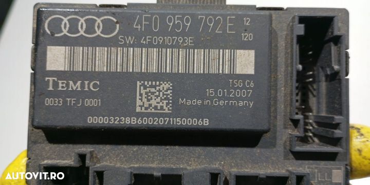 Modul usa dreapta fata 4F0959792 E Audi A6 4F/C6 [2004 - 2008] - 2