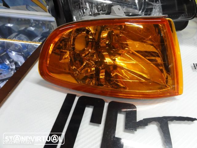 Farois frontais Honda civic 92-95 4 portas EG8, EG9, EH8, EH9 euro look  Fundo + piscas frontais - 16