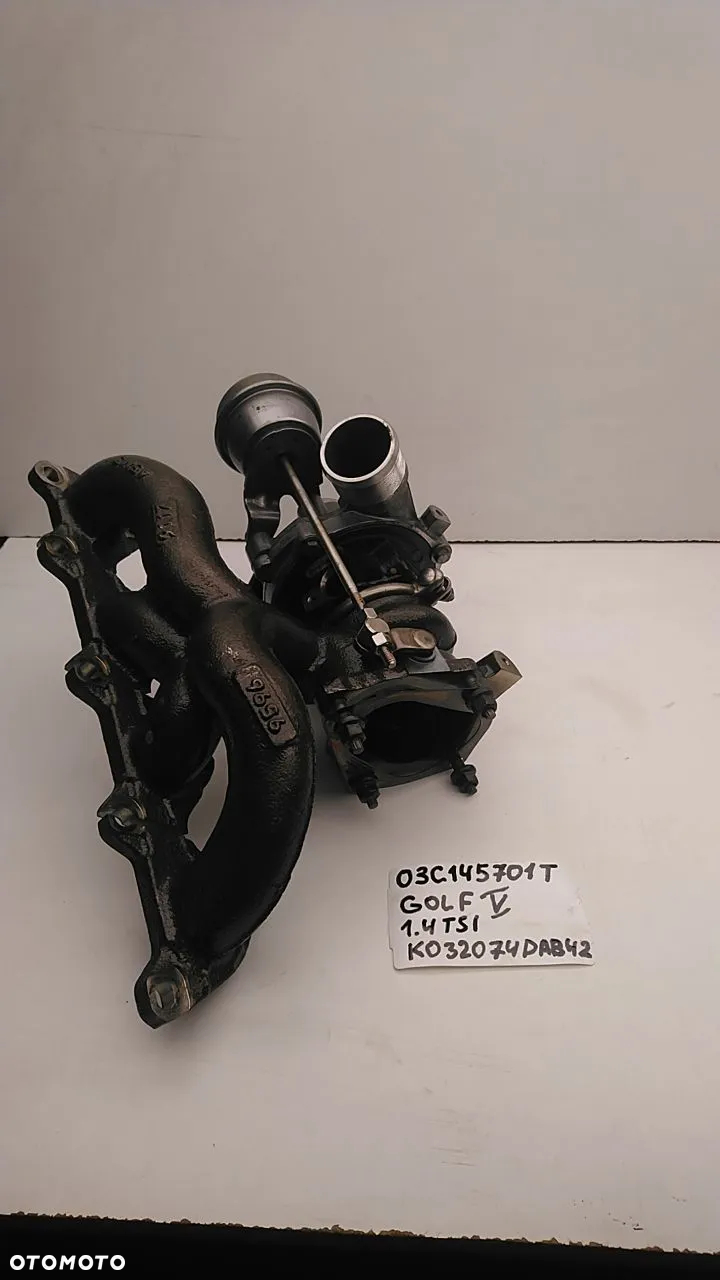 TURBOSPRĘŻARKA 1.4 TSI 150KM 160KM 180KM GOLF V 03C145701T / K032074DAB42 - 4