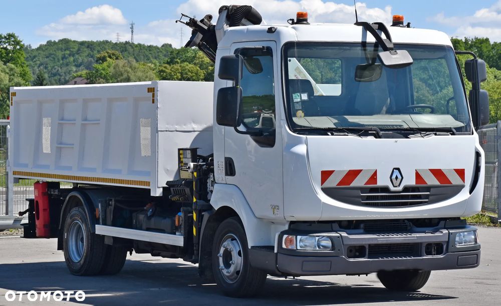 Renault MIDLUM 220 * WYWROTKA 4,00m + PK 7001 - EH A + PILOT* STAN BDB - 3