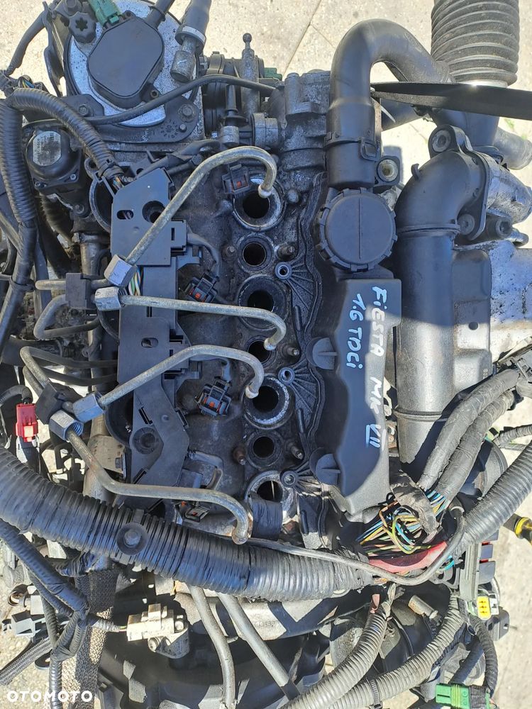 Ford Fiesta MK 7 1.6 TDCi silnik kompletny kod HHJA HHJB HHJD i inne - 5