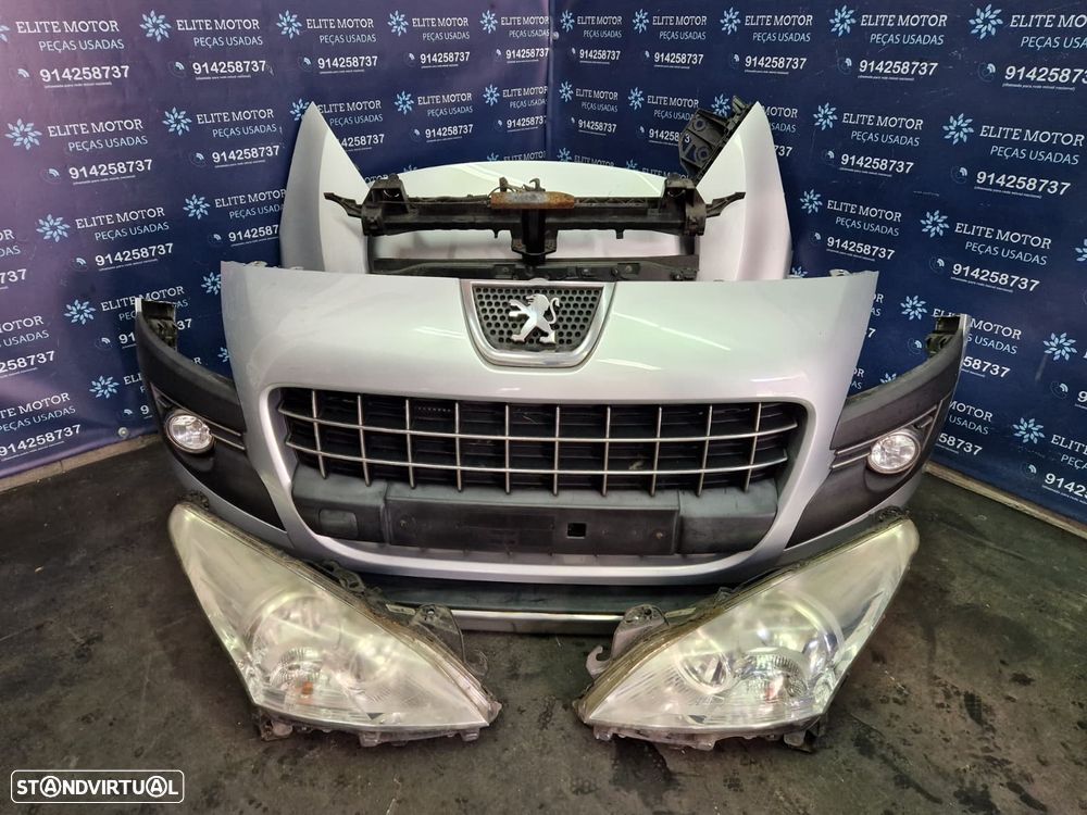 Frente completa usada PEUGEOT 3008 1.6 HDI capot parachoques oticas guardalamas radiador - 3