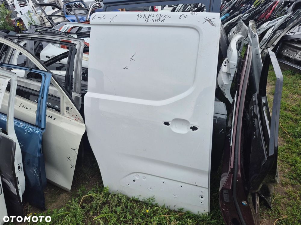 Combo E Berlingo IV Rifter Proace City Doblo III Drzwi Prawe Przesuwne Blacha - 1
