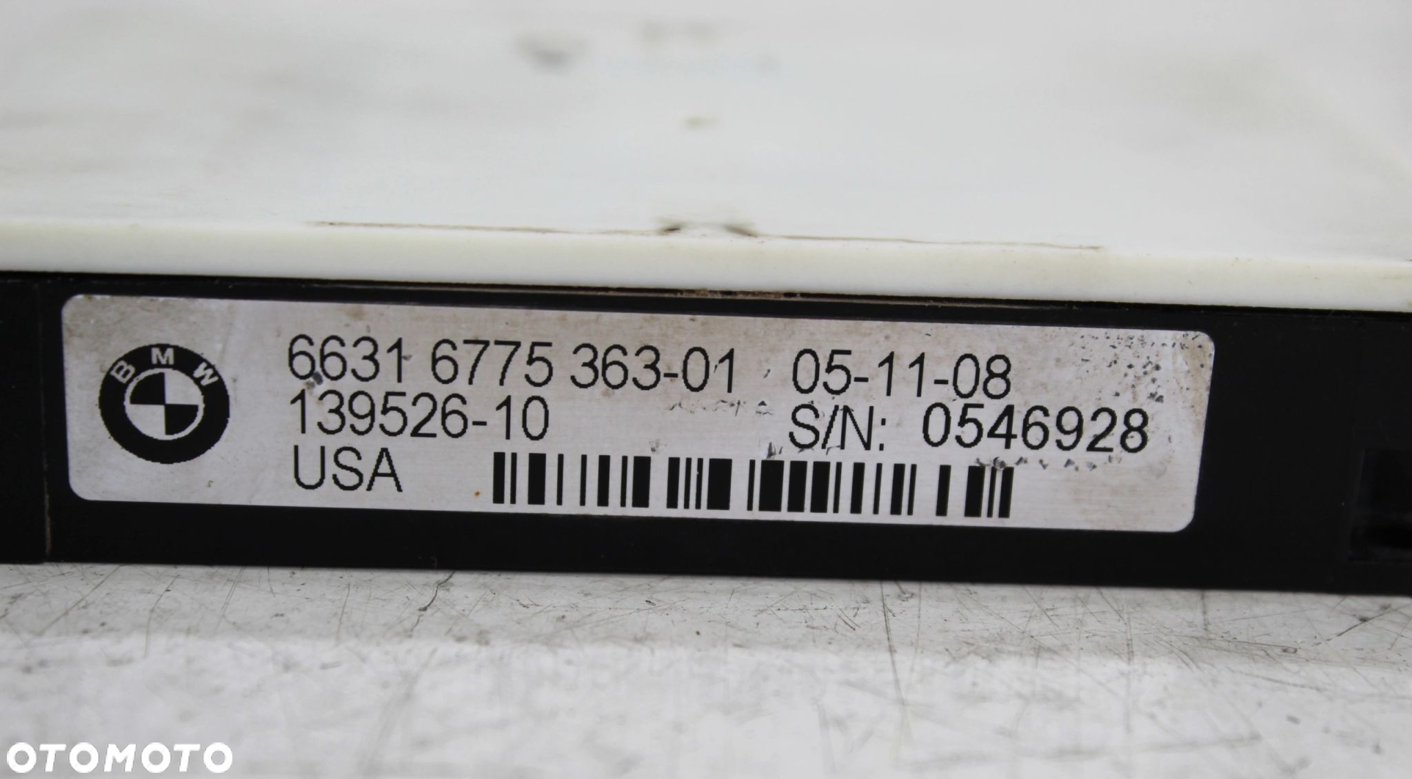 CZUJNIK SSR LEWY BMW E60 E61 E63 E64 F01 F02 6775363 - 2