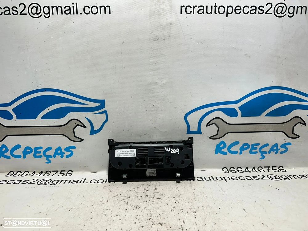 .Display Sofagem Climatronic Digital AC Ar Condicionado Mercedes Benz Classe C W204 2008 - 2015 - 5