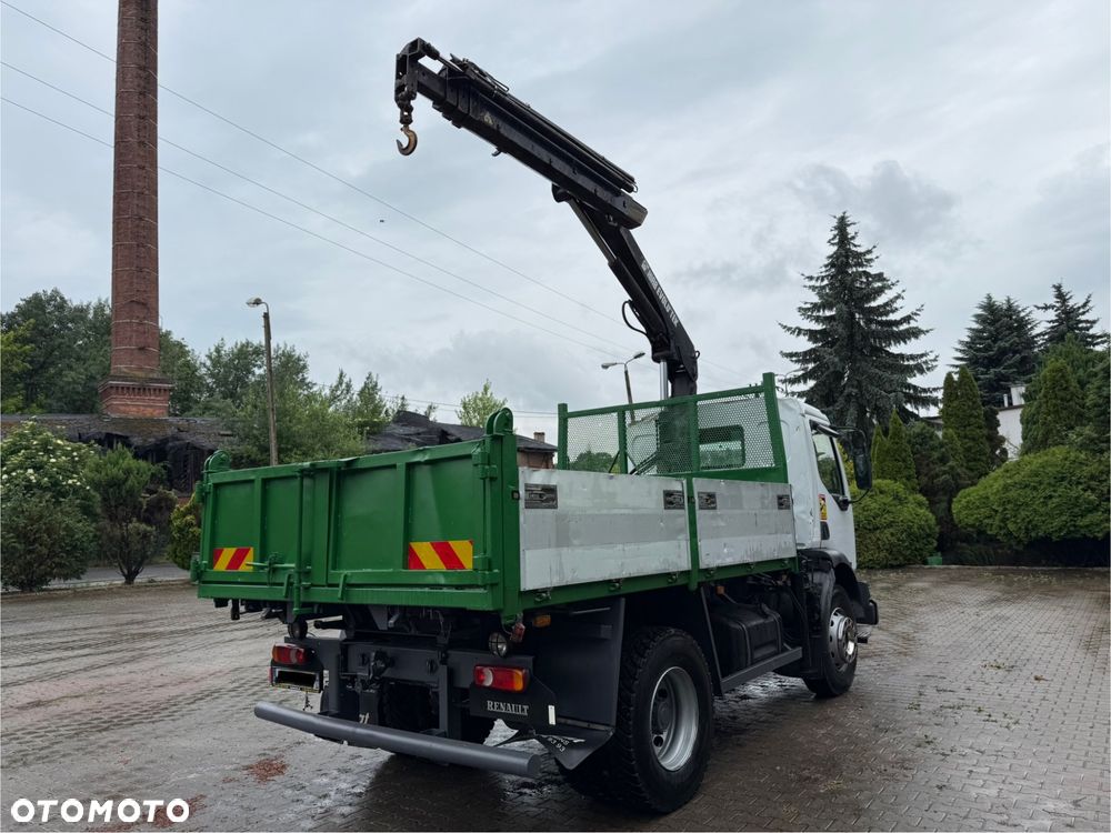 Renault MIDLUM 270 DCI* DMC 16T* WYWROTKA 3,7m* HIAB 085 EVOLUTEK* DŹWIG 3,8T* MOST GÓRSKI* BLOKADA* KLIMA* 85% OPONY* STAN BDB* Z FRANCJI* - 6