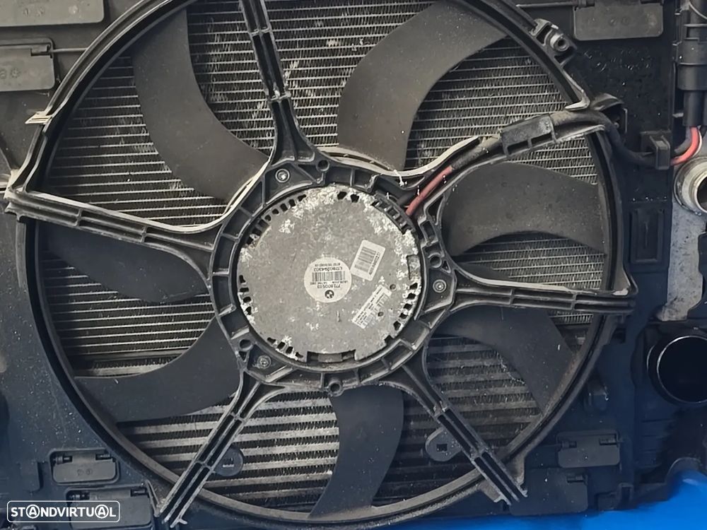 Conjunto de Radiadores + Ventoinha ORIGINAIS BMW Série 7 F01 F02 3.0d 2008+ - 9