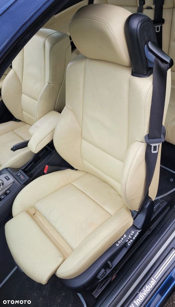 FOTELE KANAPA BOCZKI BMW E46 M3 CABRIO KOMPLET PAMIĘĆ GRZANE INDIVIDUAL - 4