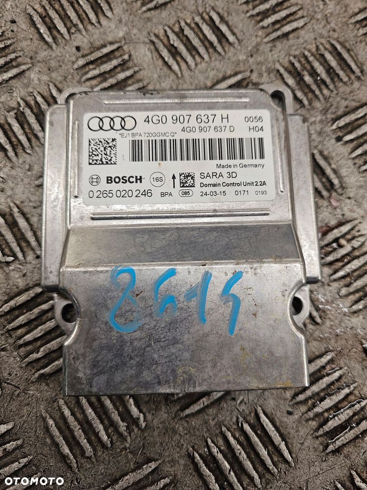 audi a6 c7 4g0 moduł sterownik przyśpieszenia 4g0907637h - 1