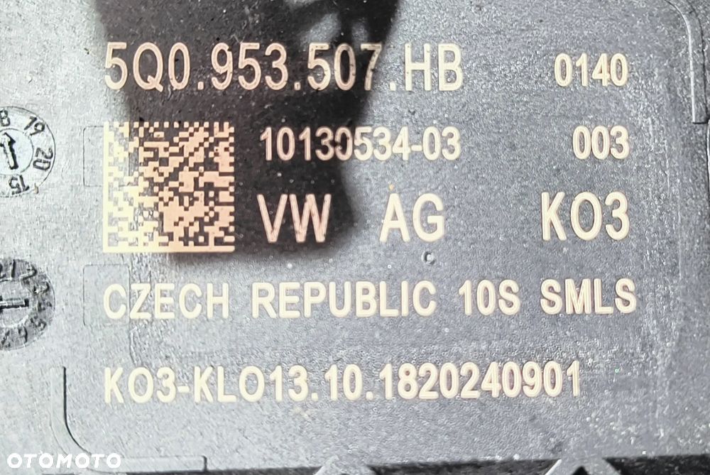 SKODA OCTAVIA III 12-20r PRZEŁĄCZNIK ZESPOLONY TAŚMA 5Q0953507HB - 3