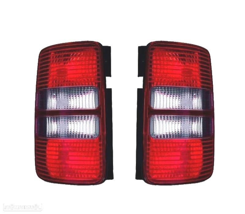 FAROLINS VOLKSWAGEN VW CADDY 2D RESTYLING 10-14 FUMADOS VERMELHO - 1