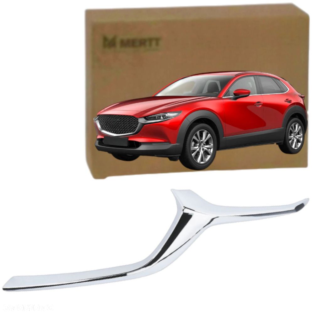 MAZDA CX-30 2019- LISTWA CHROM ATRAPY GRILLA PRZÓD LEWA DGH9507K0A-1 - 2