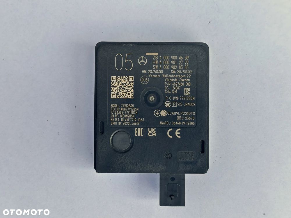 Moduł Distronic sensor radar Mercedes A0009004639 element plastikowy - 1