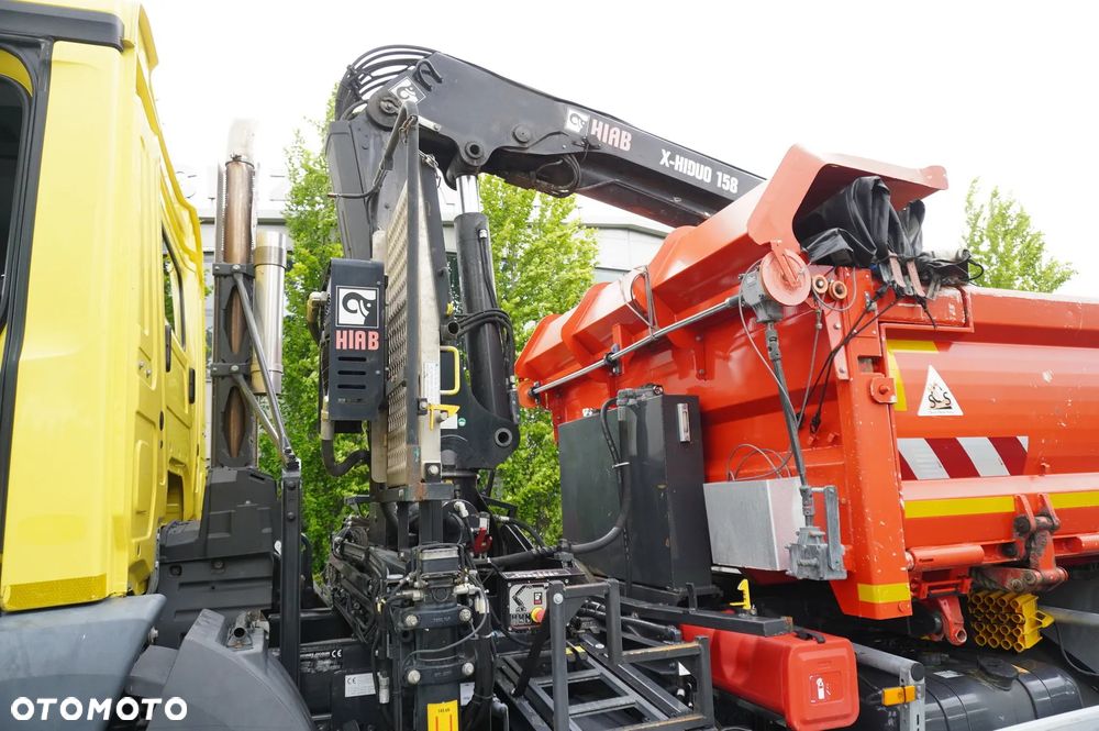 Mercedes-Benz Arocs 2640 6x4 / 100 tys. km! / HIAB X-Hiduo 158 / rotator / Wywrotka 2-stronna - 11