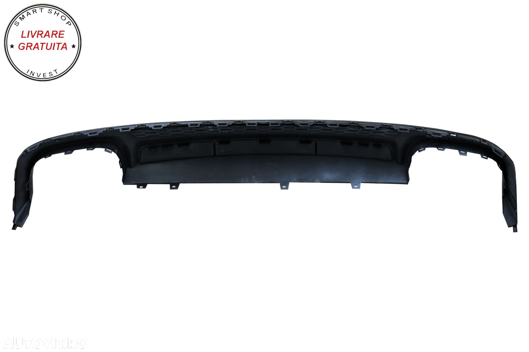 Difuzor Bara Spate si Ornamente Evacuare Audi A6 C8 4K Avant Sedan (2018-up) S6 De- livrare gratuita - 6