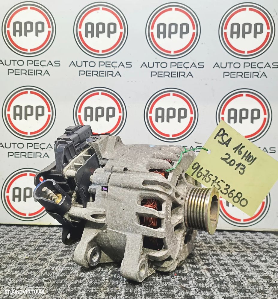 Alternador PSA 1.6 HDI, start&stop, referência, 9675753680. - 1