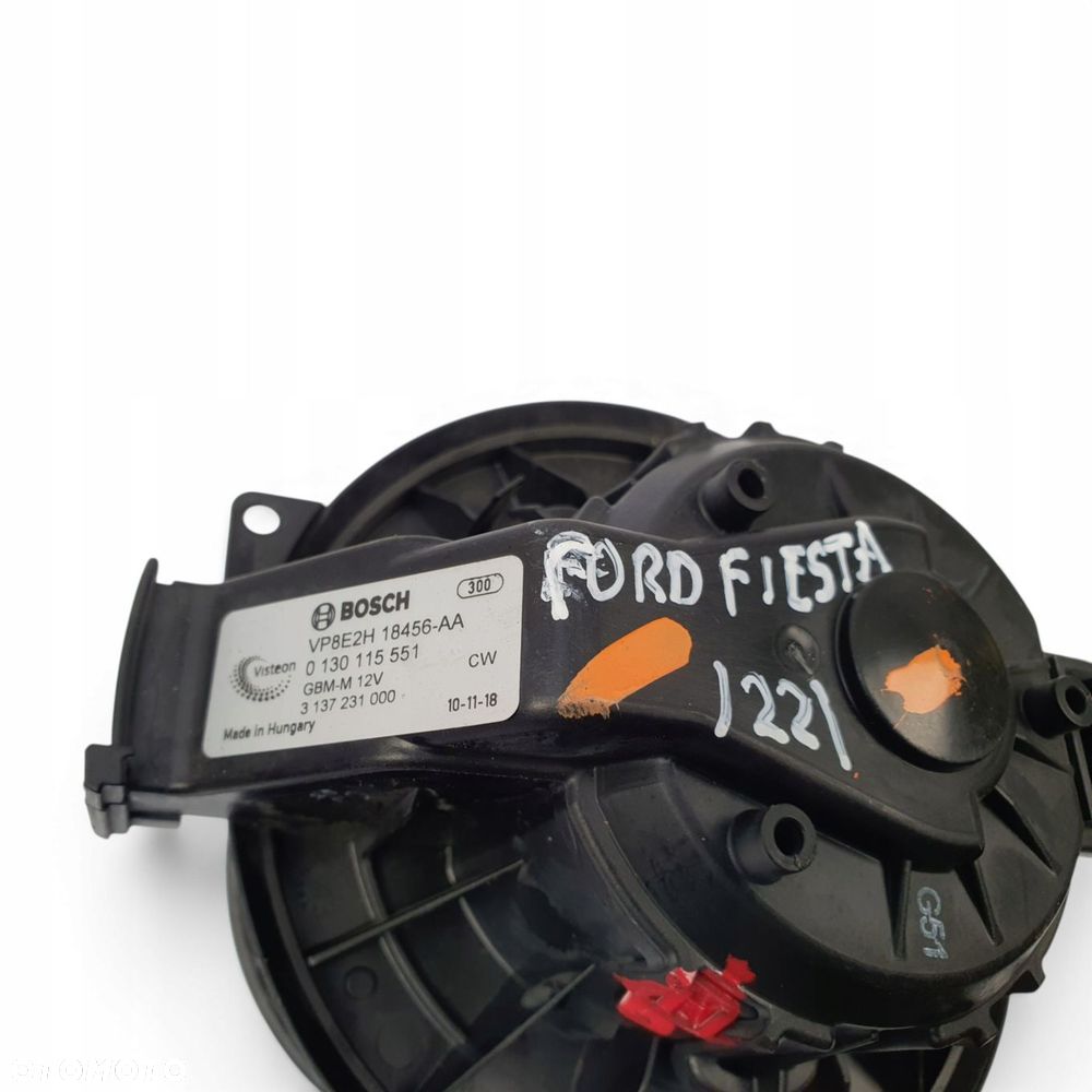 WENTYLATOR NAWIEWU DMUCHAWY Ford Fiesta MK7 Europa 0580000027 013011551 - 2
