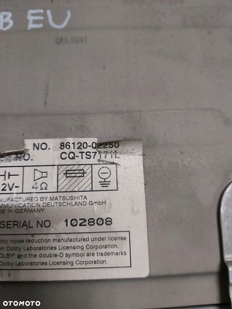 Toyota Corolla E12 RADIO oryginał - 3